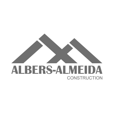 Construction Website. Albers Almeida Logo Grey