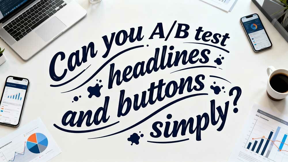 How to Test Headlines and Buttons Without Complicating Things