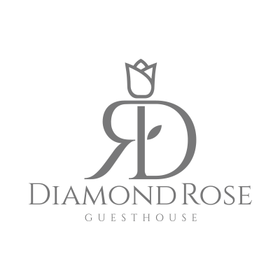 Guest House Website. Diamond Rose Guest House Logo