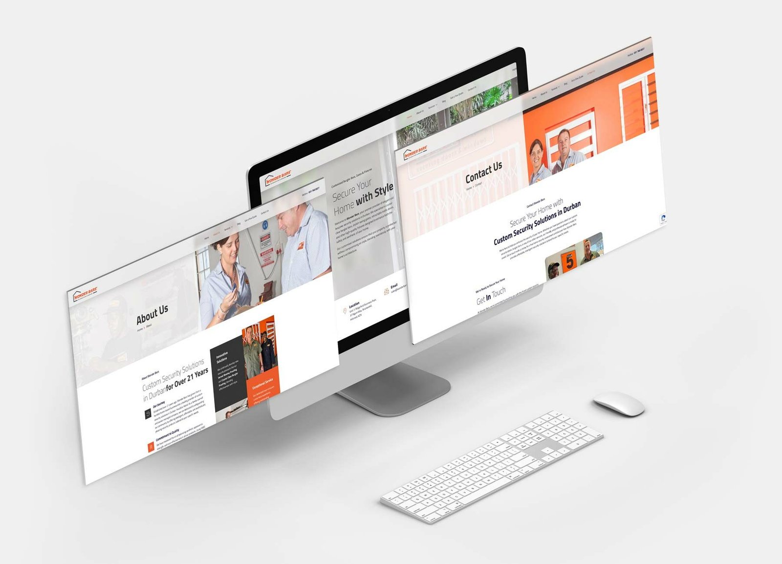 Home-Security-Company-Website-Design-Isometric-Computer-Screens