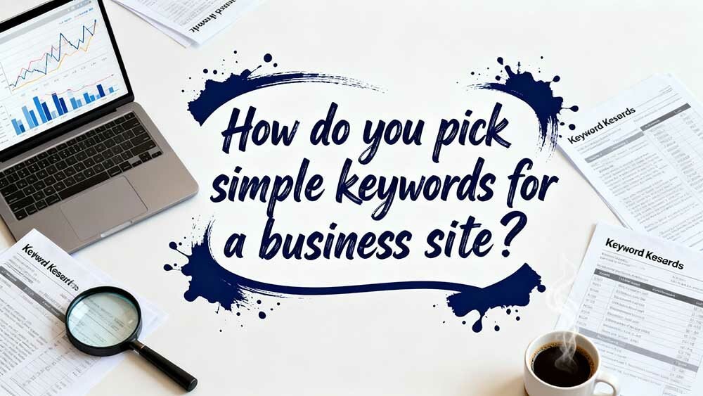 How to Pick Simple Keywords for Your Business Website