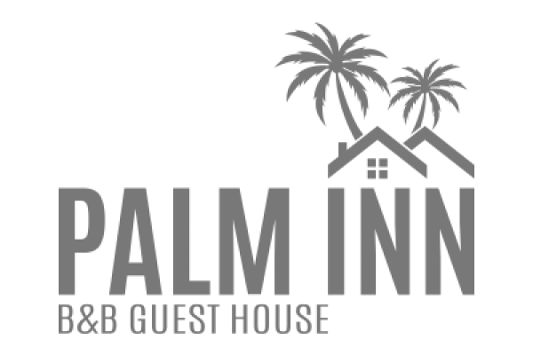 Palm Inn Guest House Logo in grey
