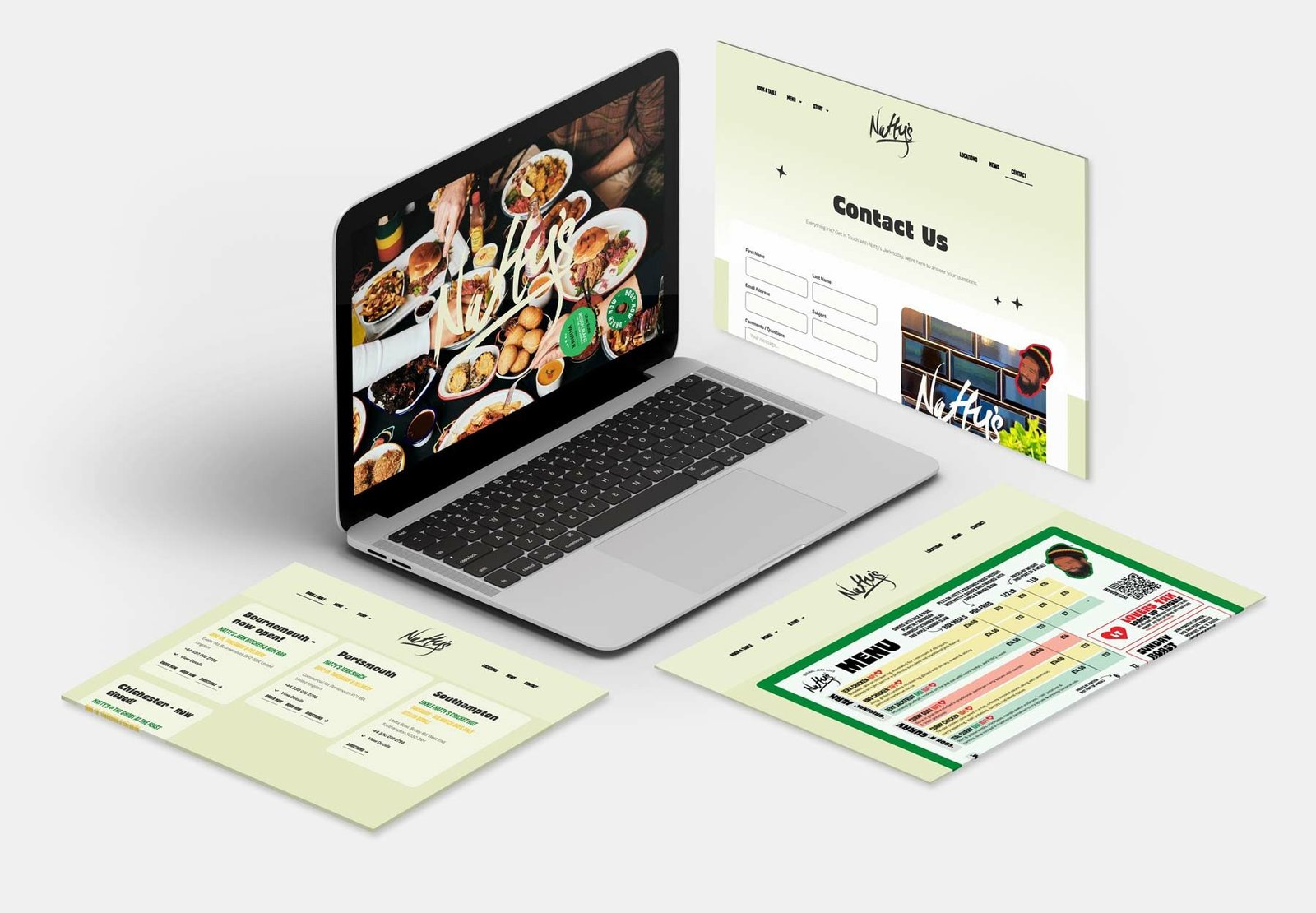 Restaurant-Website-Design-Isometric-Computer-Screens-01