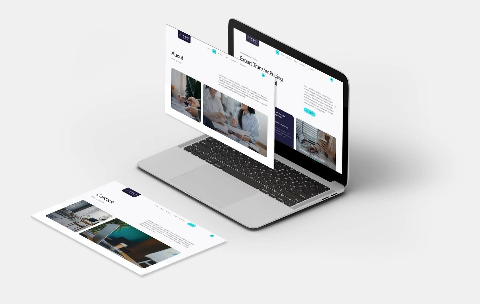 Transfer-Pricing-Consulting-Website-Design-Isometric-Computer-Screens