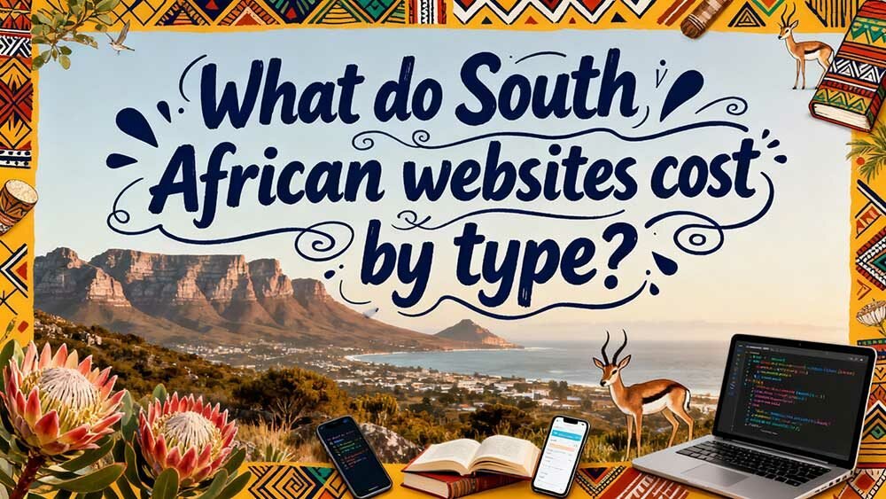 Real Website Costs in South Africa Across 7 Types Compared